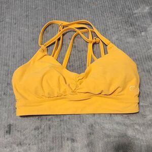 Calia by Carrie Underwood Size XS Strappy Orange Swim Top Bikini